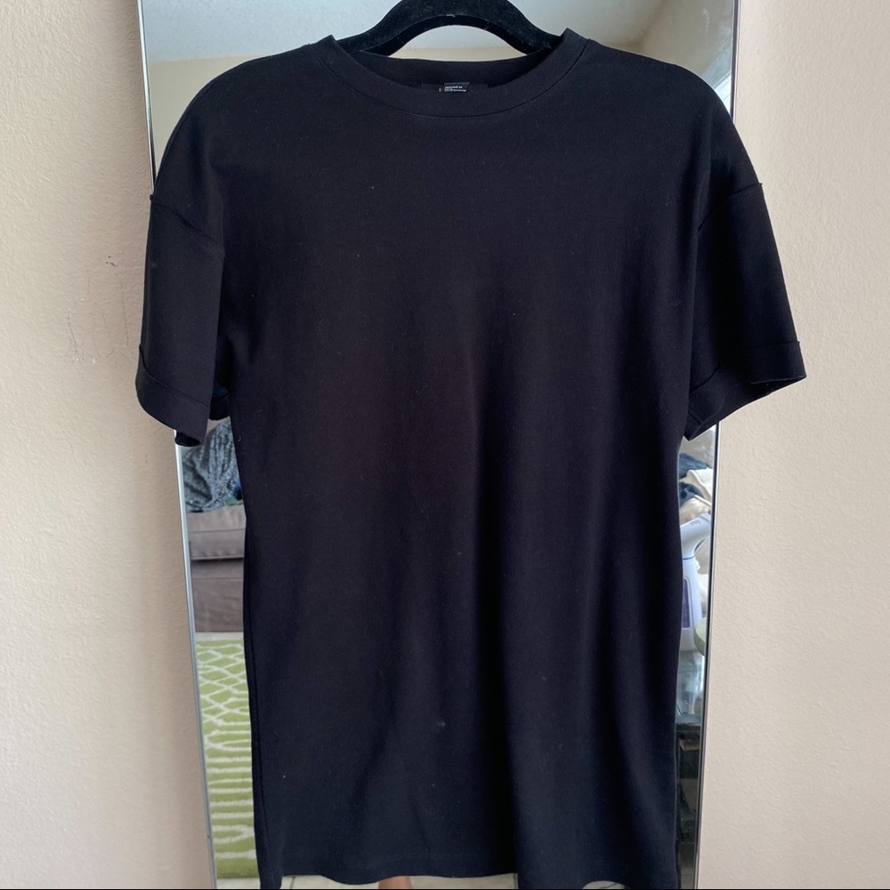Black T-Shirt Dress Forever 21 Size S
